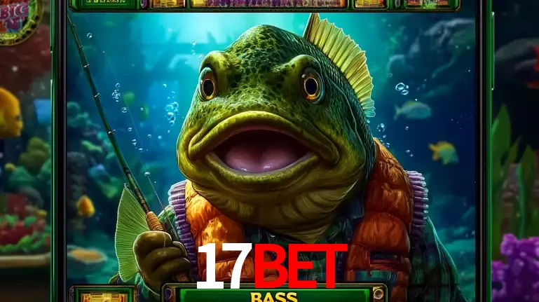 Personagem de peixe pescador do popular jogo de slot com tema de pescaria, uma das emocionantes opções de caça-níqueis para jogar e ganhar no cassino 17bet.